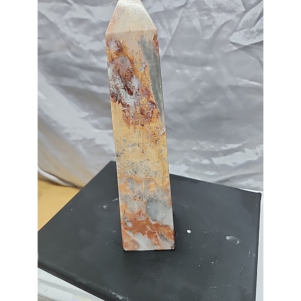Onyx Marble Obelisk 10.25 Inch Pakistan EUC no chips or cracks - Picture 5 of 7